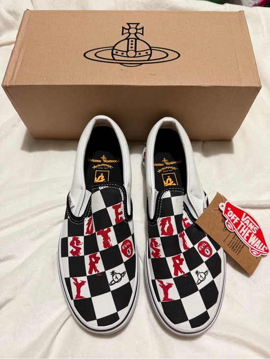 Vans Shoes - Vans x Vivienne Westwood Collab Checkered Slip ons women’s 7.5 / men’s 6